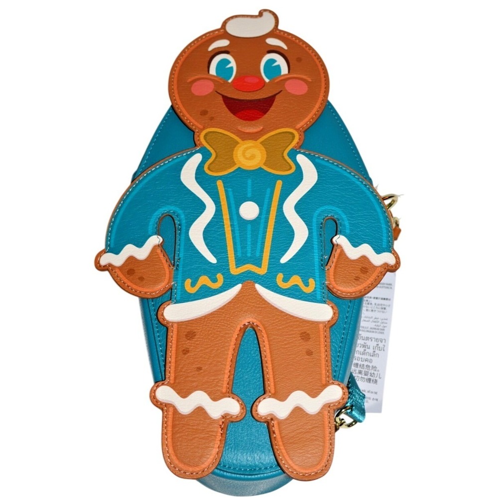 Loungefly Disney Parks JOLLYWOOD NIGHTS 2025 Ollie Gingerbread PURSE BAG NEW
